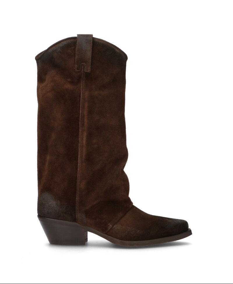 DOROTHYD Stivale donna testa di moro in suede