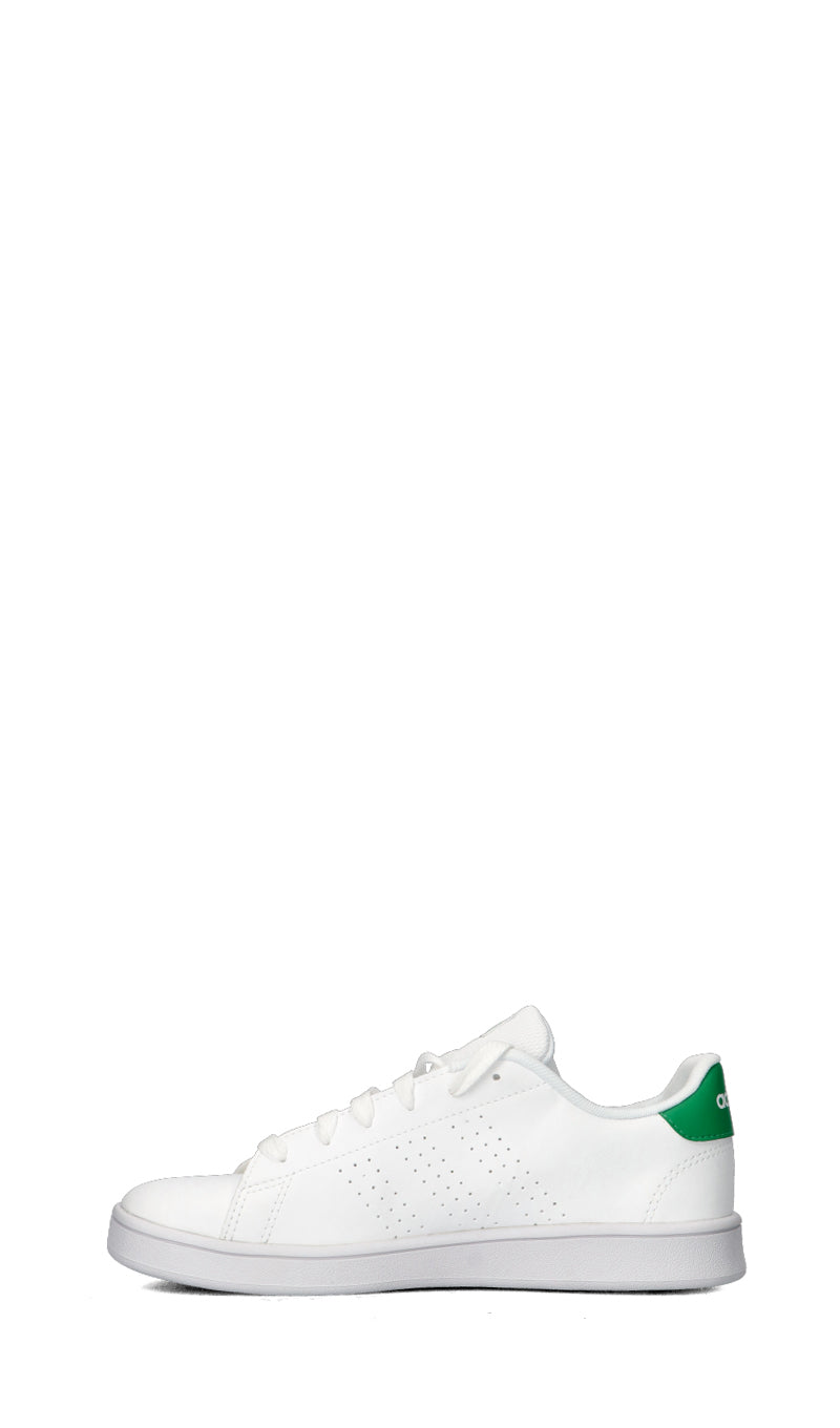 ADIDAS ORIGINAL ADVANTAGE K Sneaker ragazzo bianca e verde