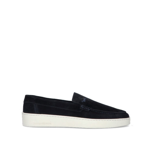 HARMONT&BLAINE Sneaker uomo blu in suede