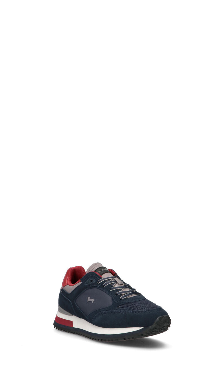 HARMONT&BLAINE Sneaker uomo blu in suede