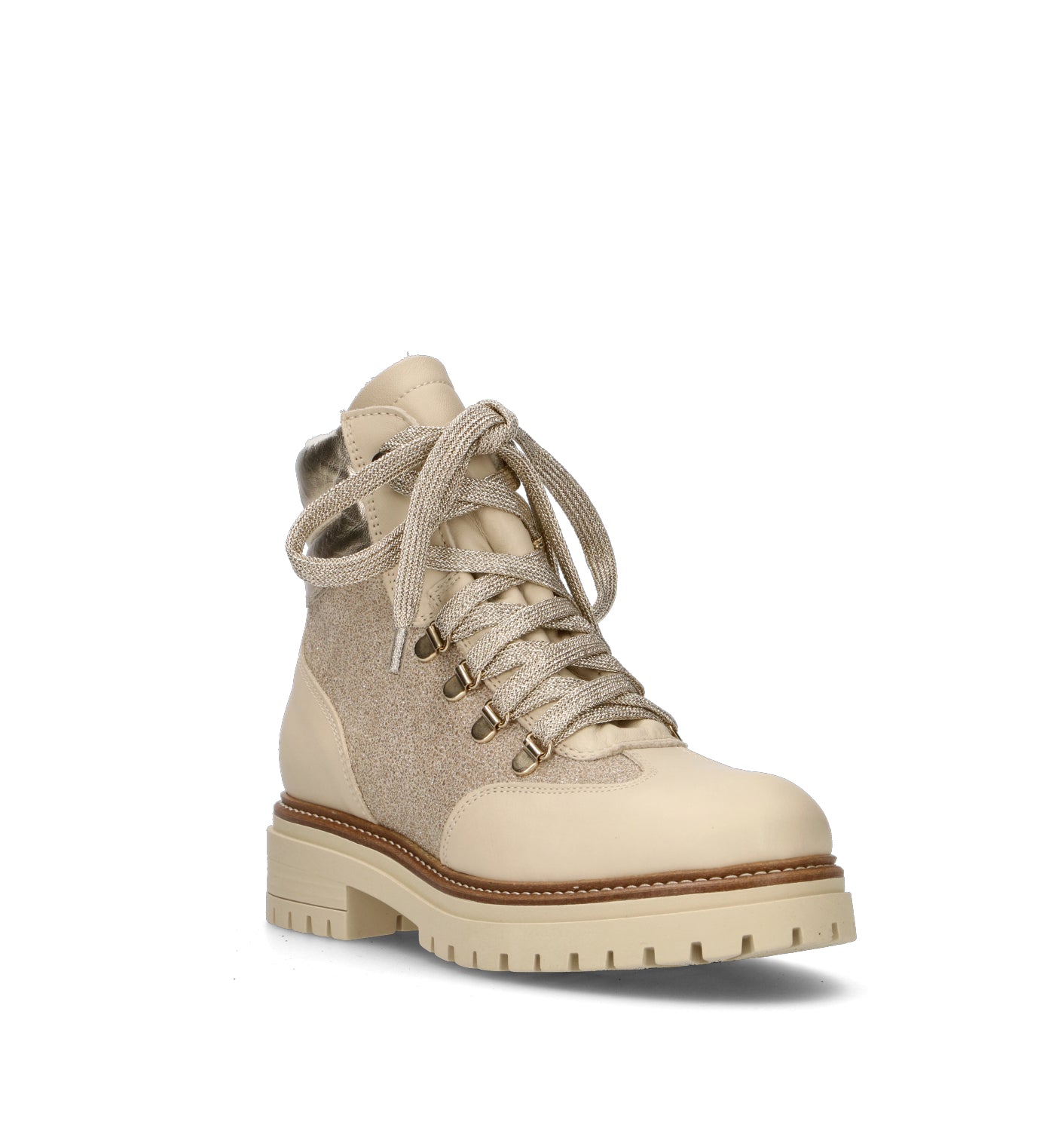 ELENA Polacco donna beige in pelle
