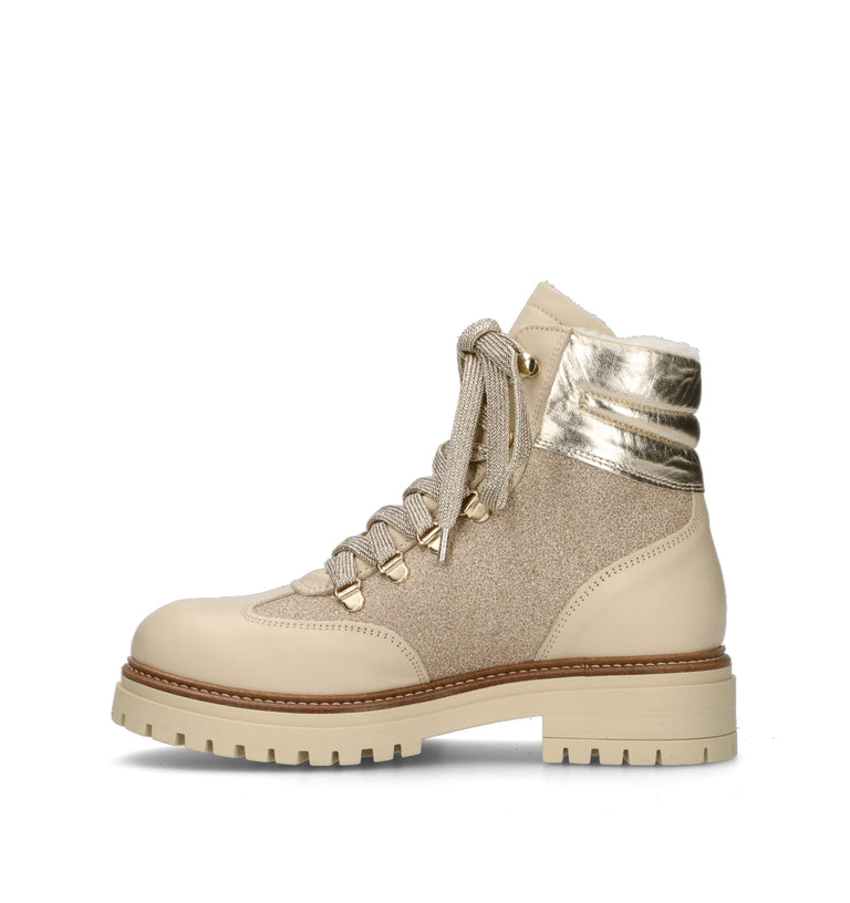 ELENA Polacco donna beige in pelle