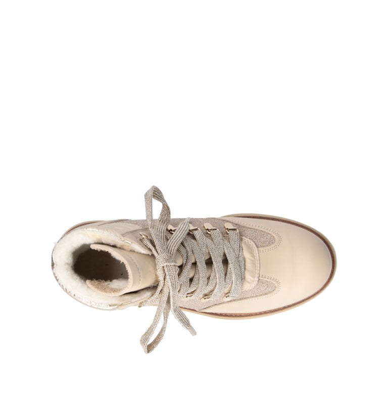ELENA Polacco donna beige in pelle