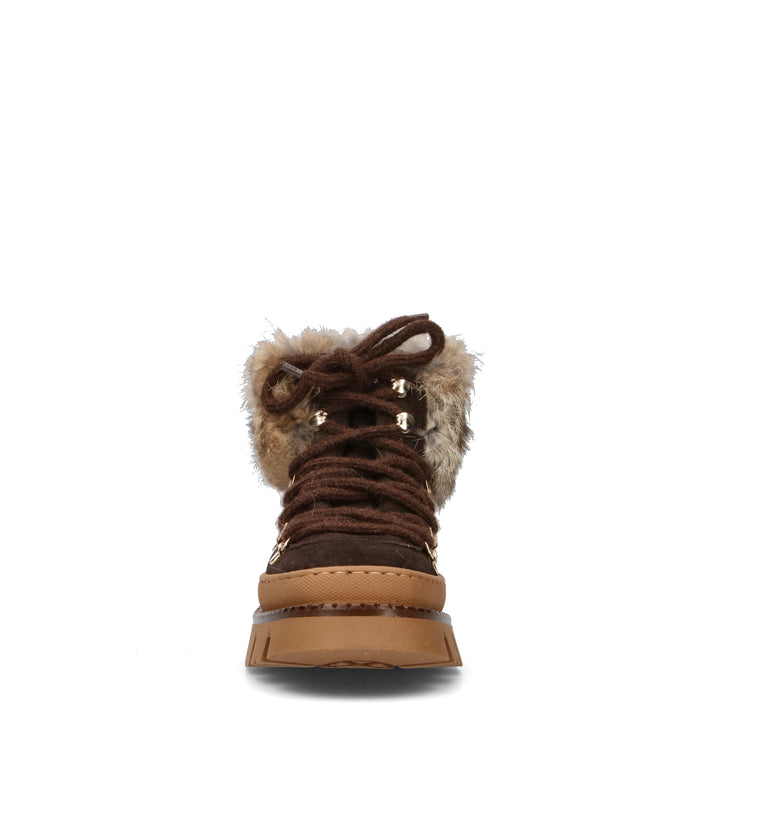 ELENA Polacco donna marrone in suede
