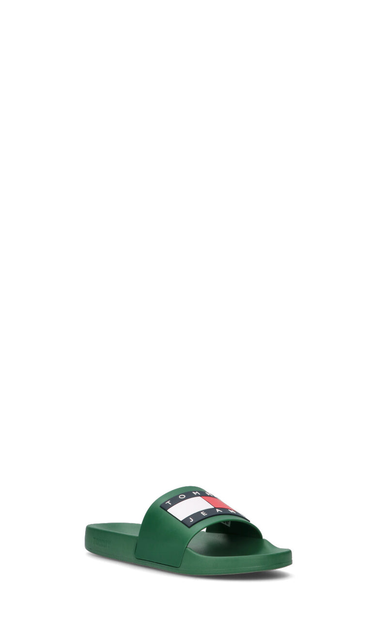 TOMMY HILFIGER JEANS Ciabatta uomo verde