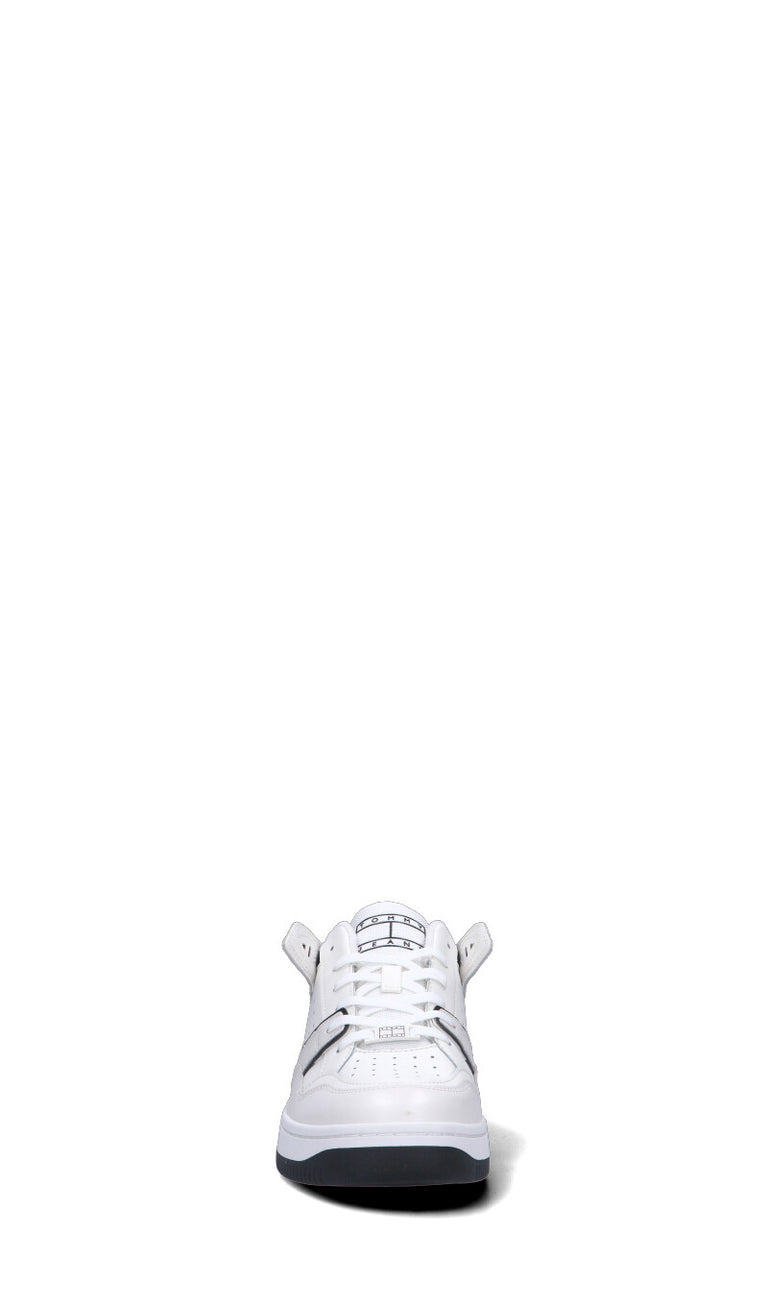 TOMMY HILFIGER JEANS Sneaker uomo ecrù in pelle