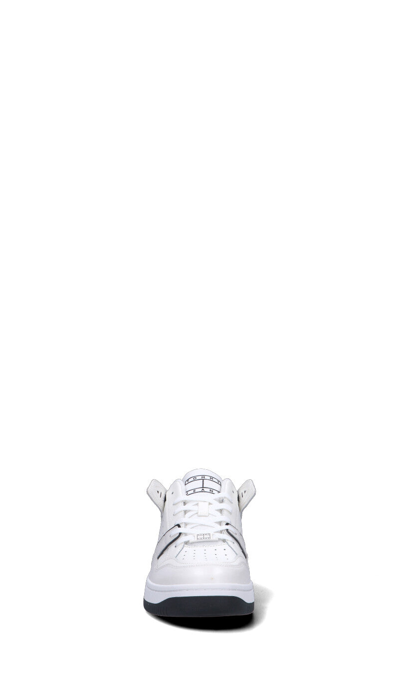 TOMMY HILFIGER JEANS Sneaker uomo ecrù in pelle