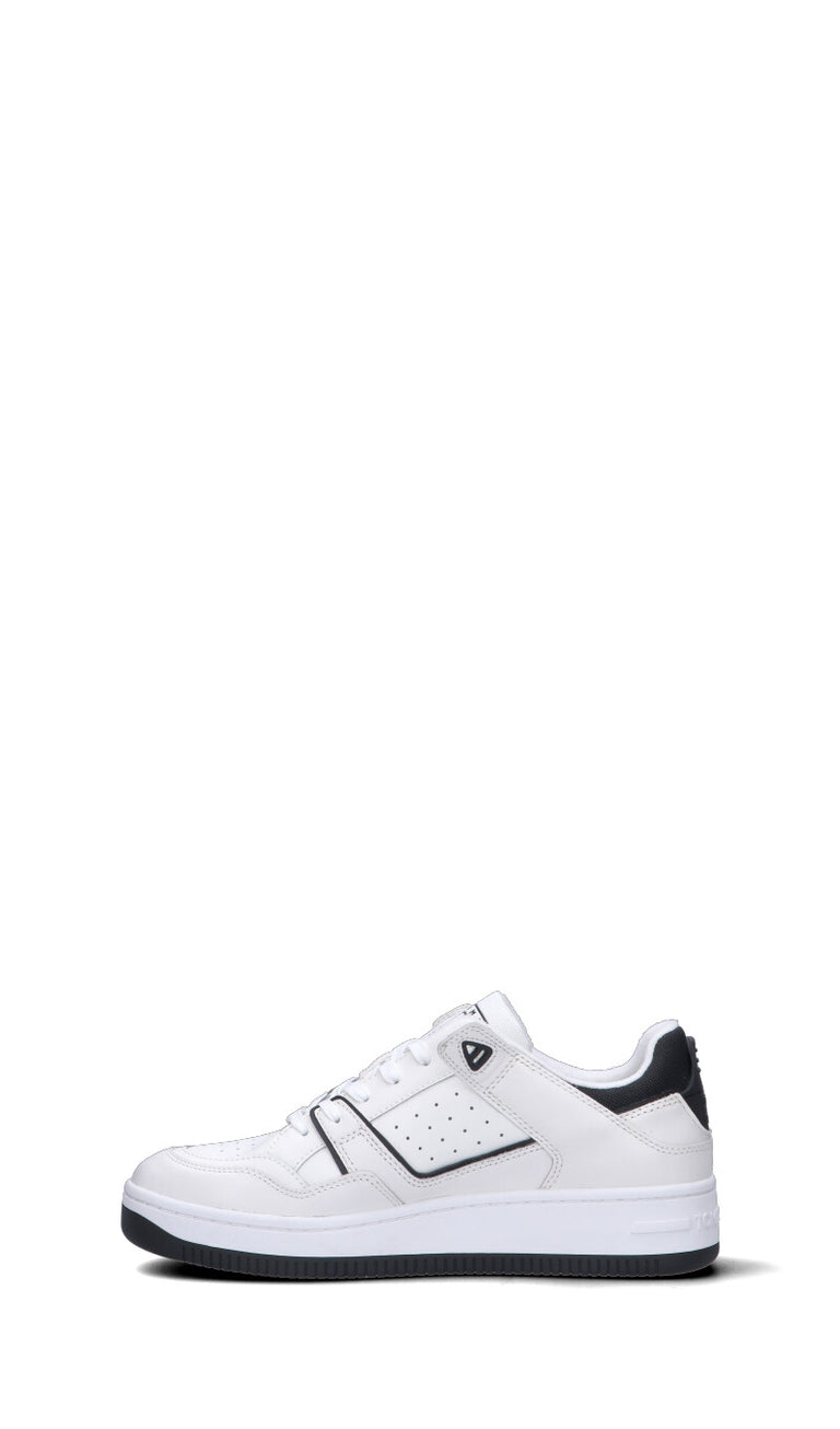 TOMMY HILFIGER JEANS Sneaker uomo ecrù in pelle