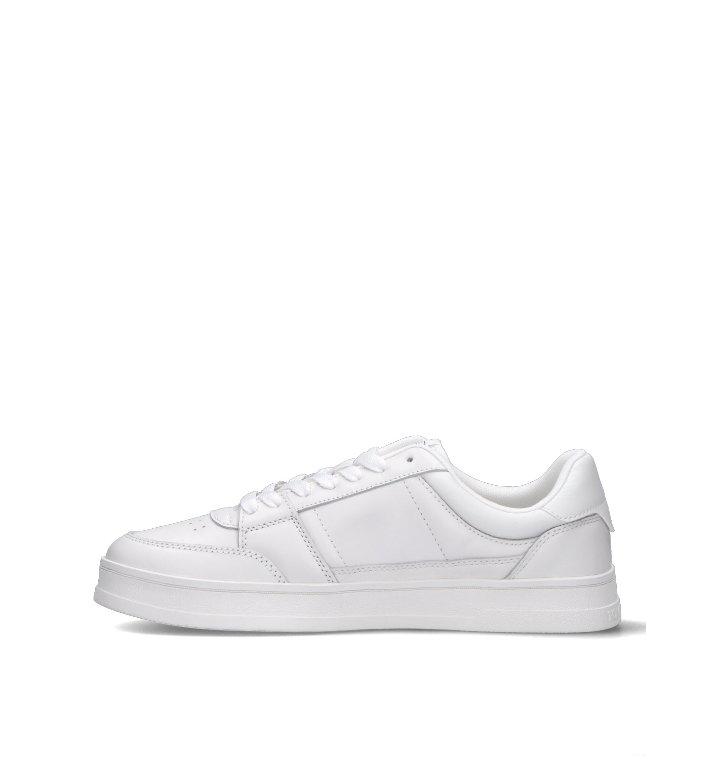 TOMMY HILFIGER JEANS Sneaker uomo bianca in pelle