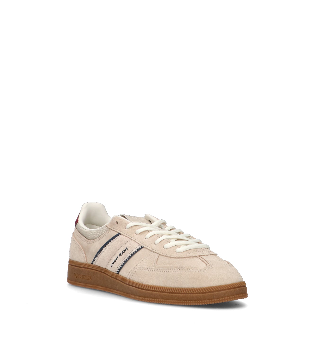 TOMMY HILFIGER JEANS Sneaker uomo beige in suede