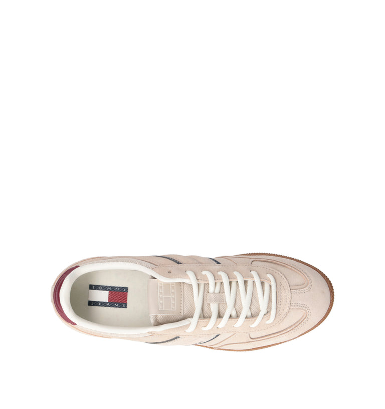TOMMY HILFIGER JEANS Sneaker uomo beige in suede