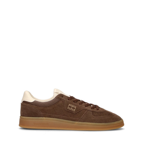 TOMMY HILFIGER Sneaker uomo marrone in suede