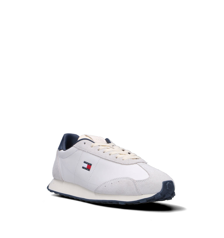 TOMMY HILFIGER Sneaker uomo bianca in pelle