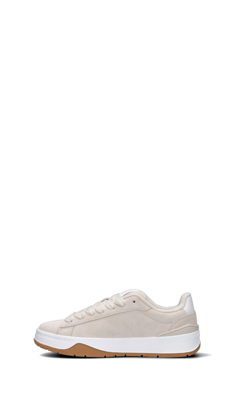 TOMMY HILFIGER JEANS Sneaker donna panna in suede