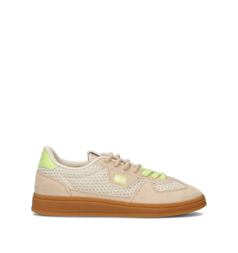 TOMMY HILFIGER JEANS Sneaker donna bianca/beige