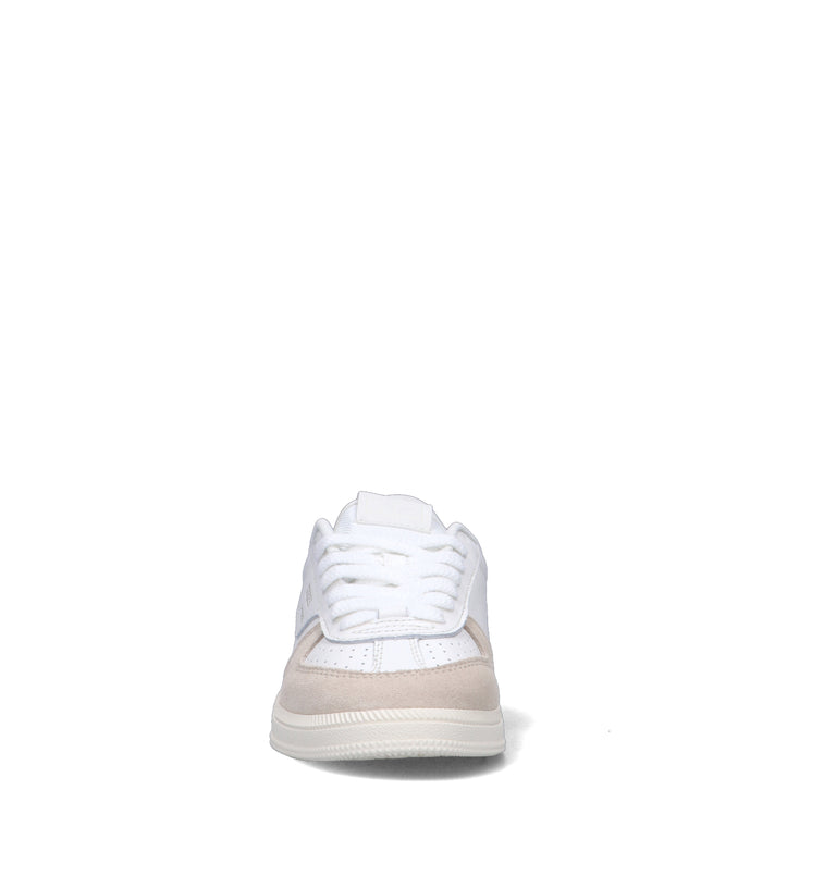TOMMY HILFIGER JEANS Sneaker donna bianca in pelle