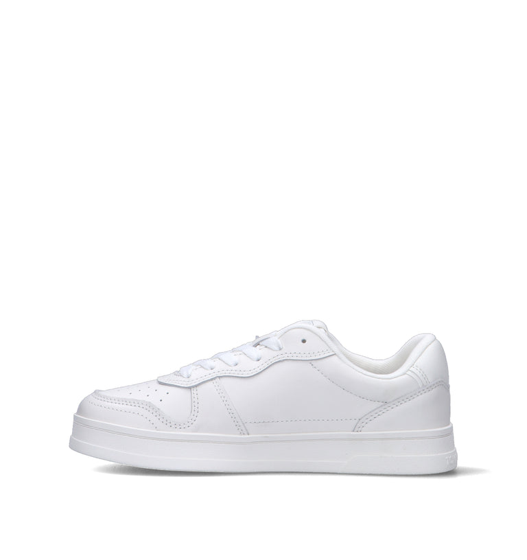 TOMMY HILFIGER JEANS Sneaker uomo bianca in pelle
