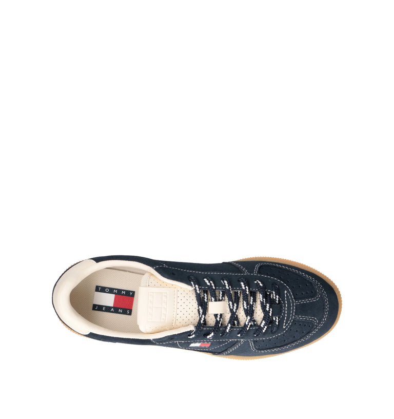 TOMMY HILFIGER Sneaker donna blu in suede