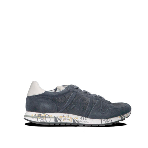 PREMIATA Sneaker uomo blu in suede