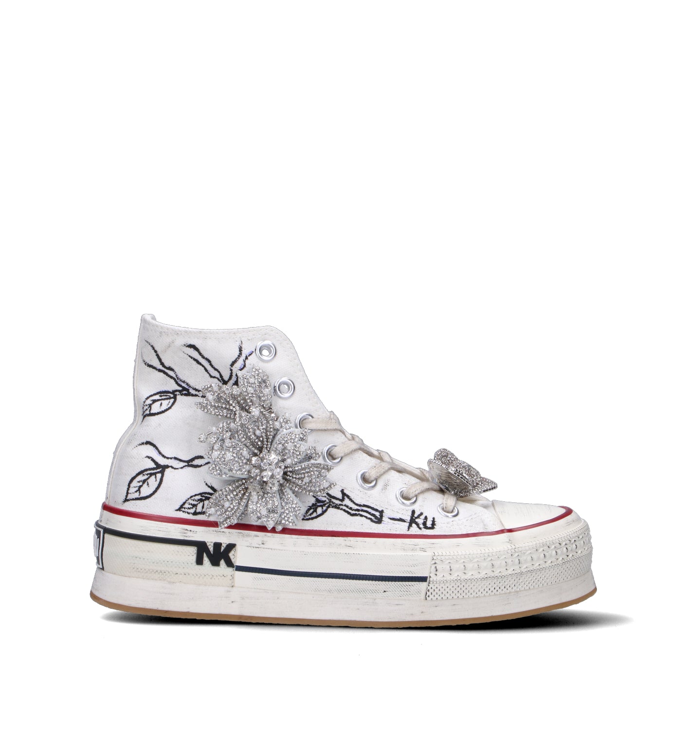 NANKU Sneaker donna bianca