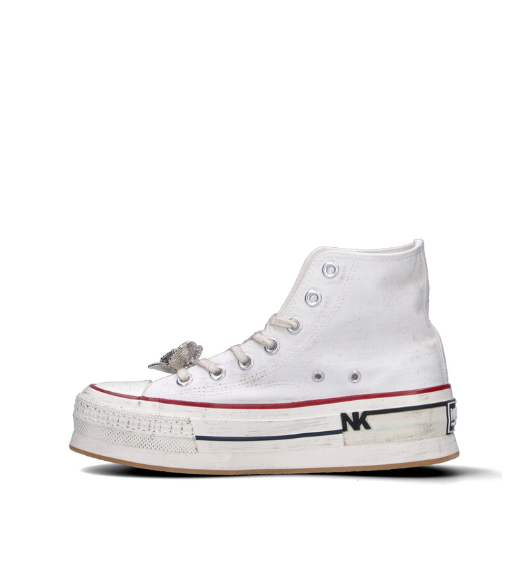 NANKU Sneaker donna bianca