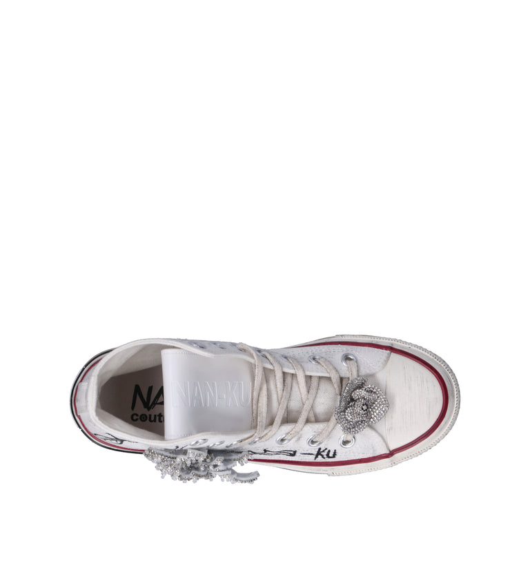 NANKU Sneaker donna bianca