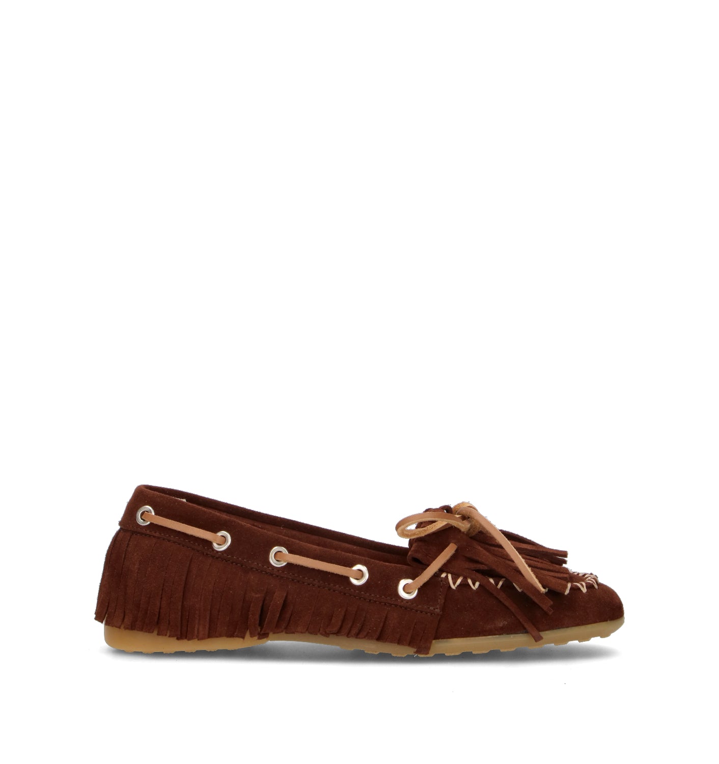 FELMINI Scarpa barca donna marrone in suede