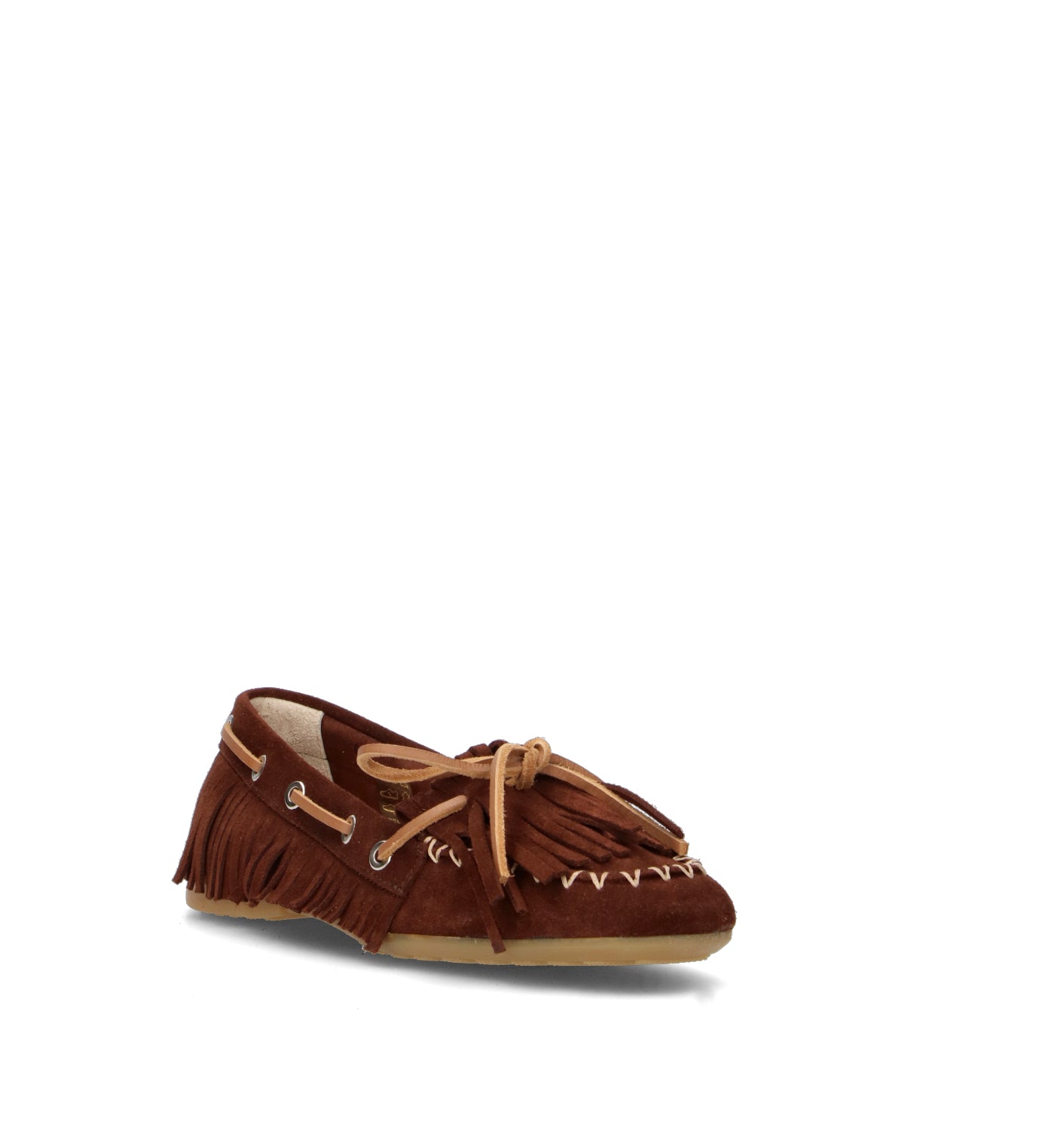 FELMINI Scarpa barca donna marrone in suede