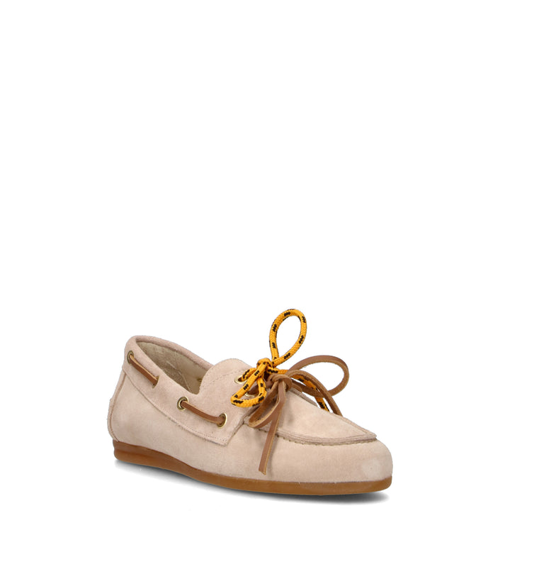 FELMINI Scarpa barca donna grigia in suede