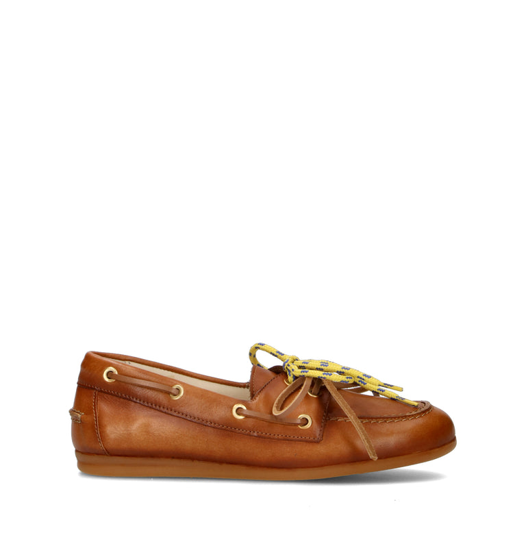 FELMINI Scarpa barca donna marrone in pelle