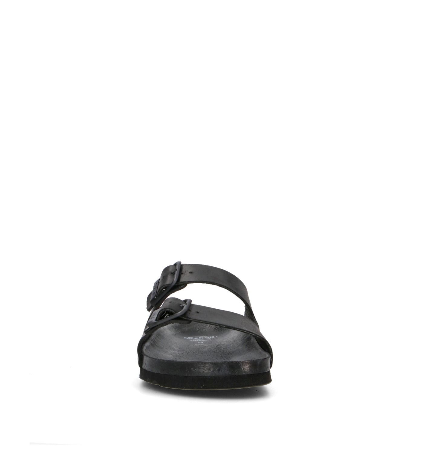 SCHOLL Ciabatta uomo nero in pelle