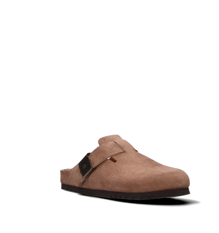 SCHOLL Sabot uomo taupe in suede