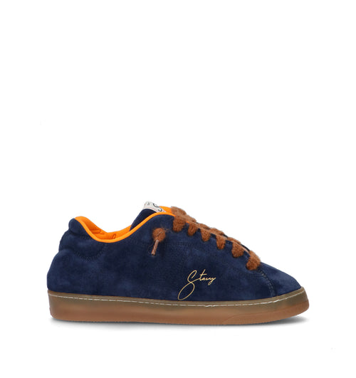 STACY Sneaker donna blu in suede