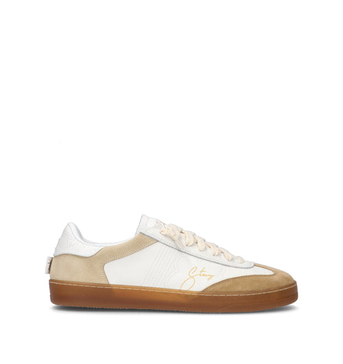 STACY Sneaker uomo bianca in pelle
