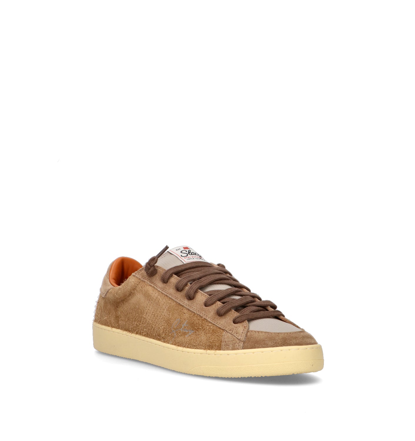 STACY Sneaker uomo cuoio in suede