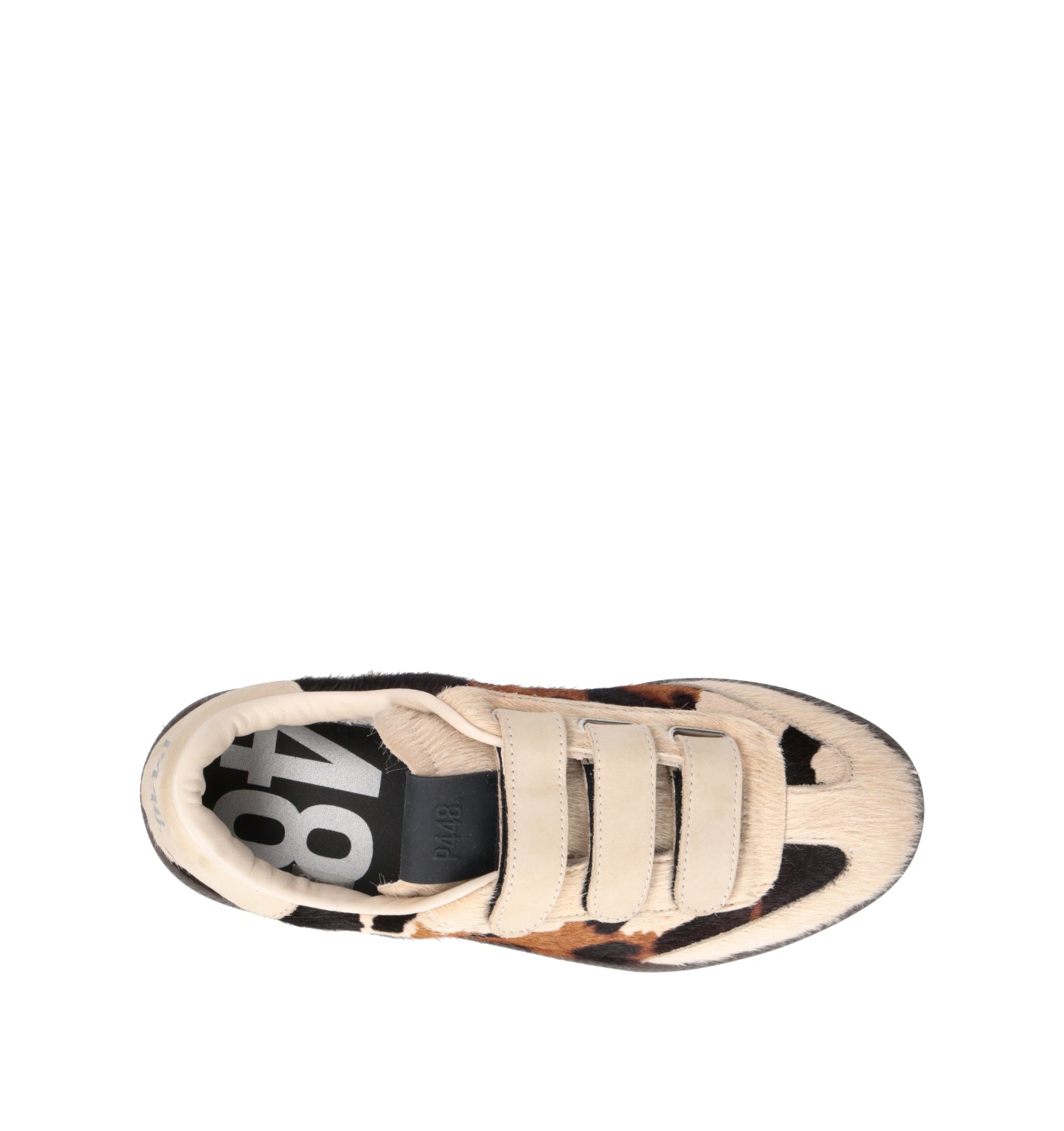 P448 Sneaker donna animalier in cavallino