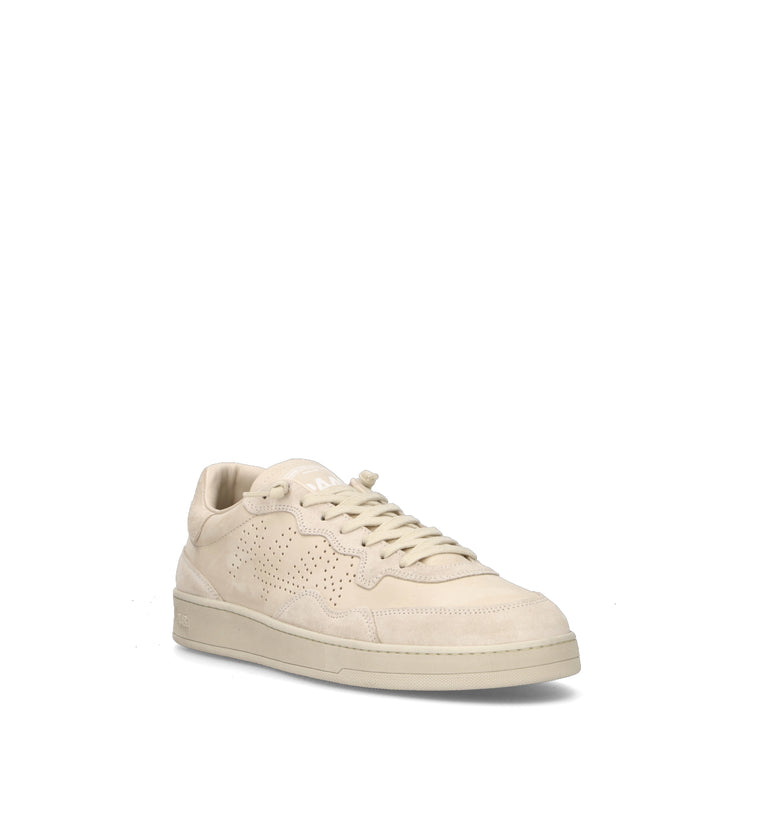 P448 Sneaker uomo panna in nabuk