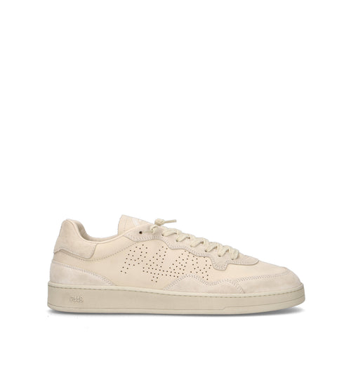 P448 Sneaker uomo panna in nabuk