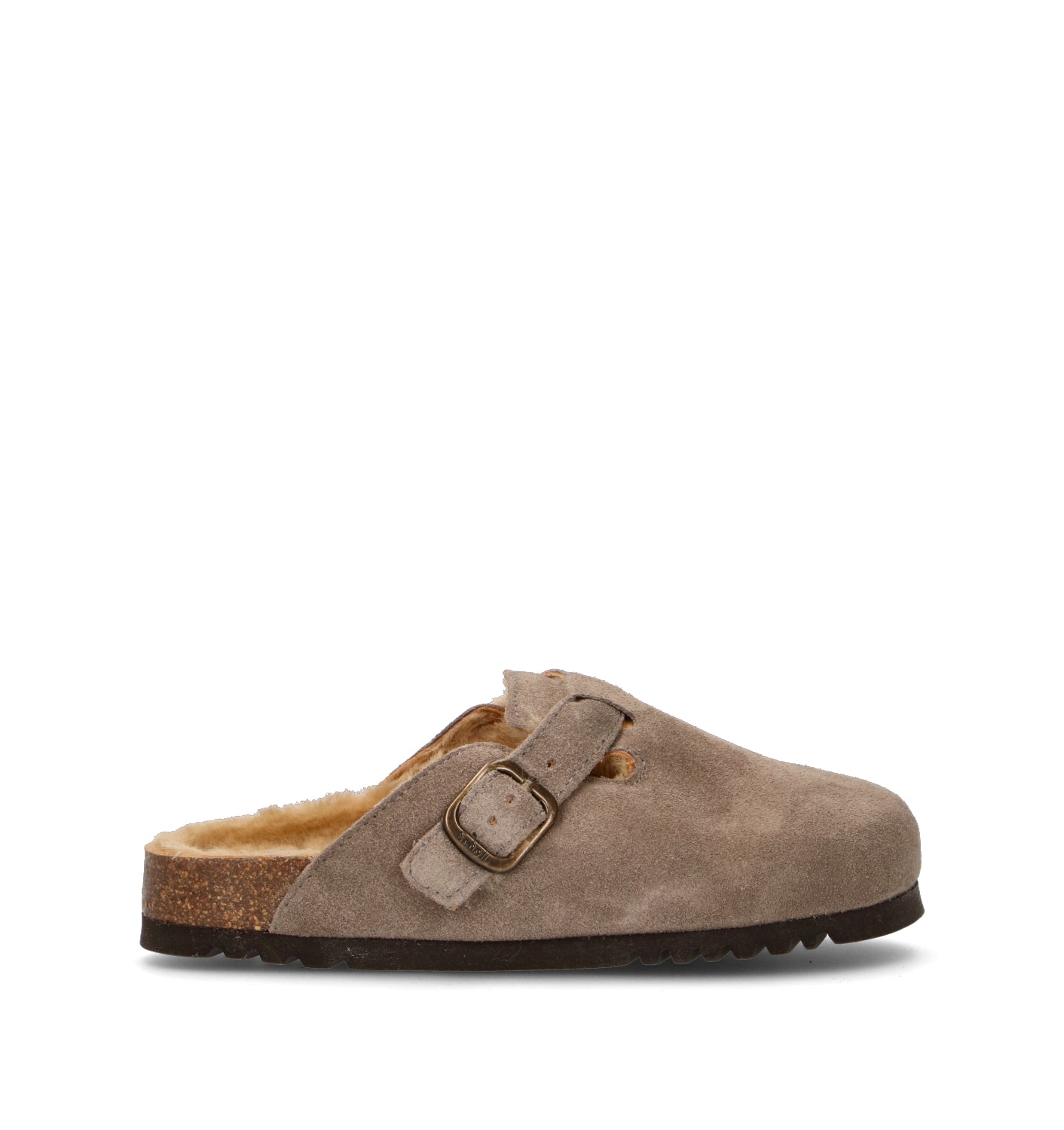 SCHOLL Sabot donna taupe in suede