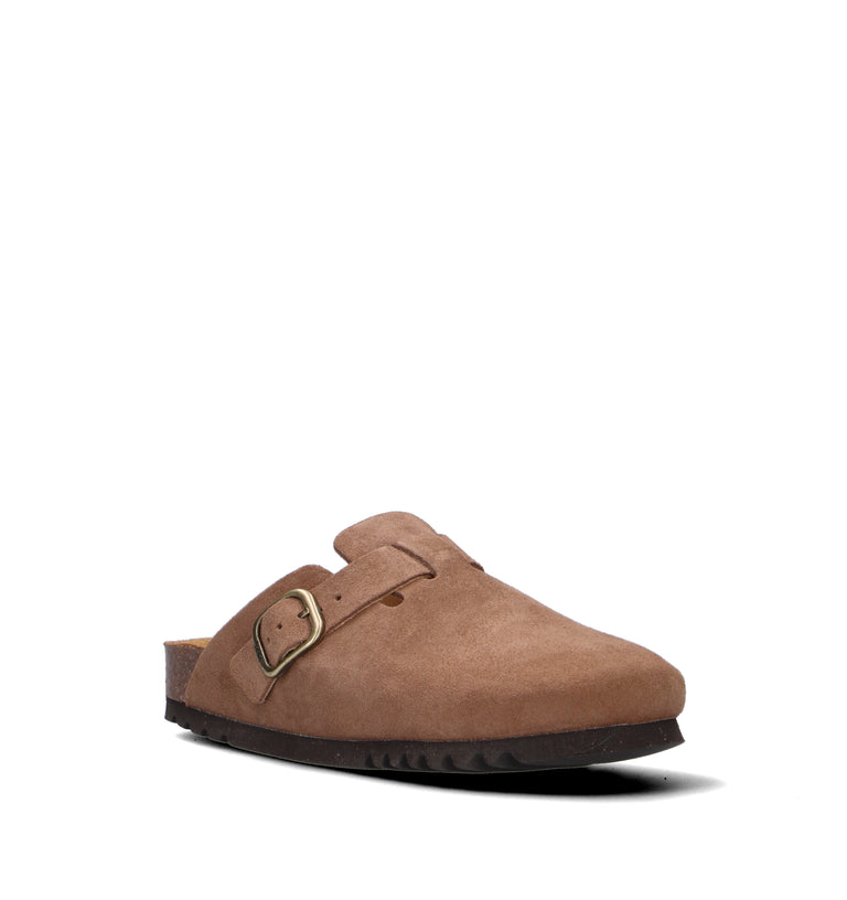 SCHOLL Sabot donna taupe in suede