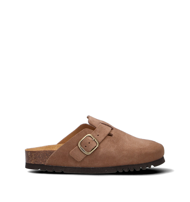 SCHOLL Sabot donna taupe in suede
