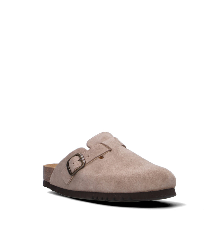 SCHOLL Sabot donna beige in suede