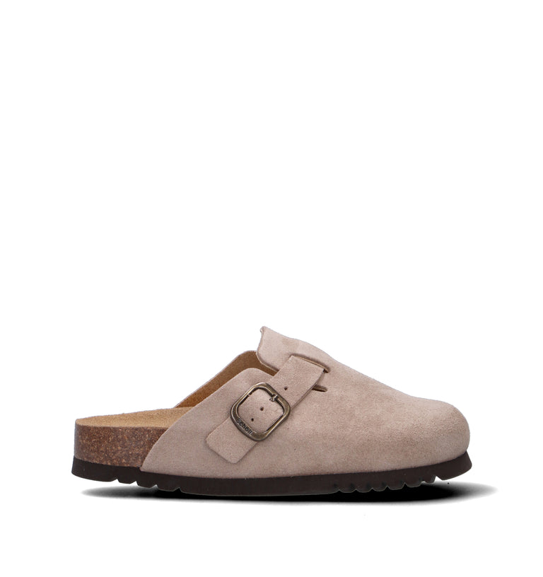 SCHOLL Sabot donna beige in suede