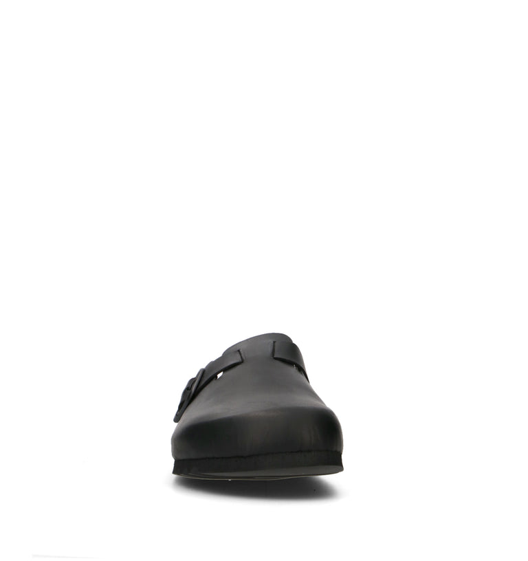 SCHOLL Sabot uomo nero in pelle