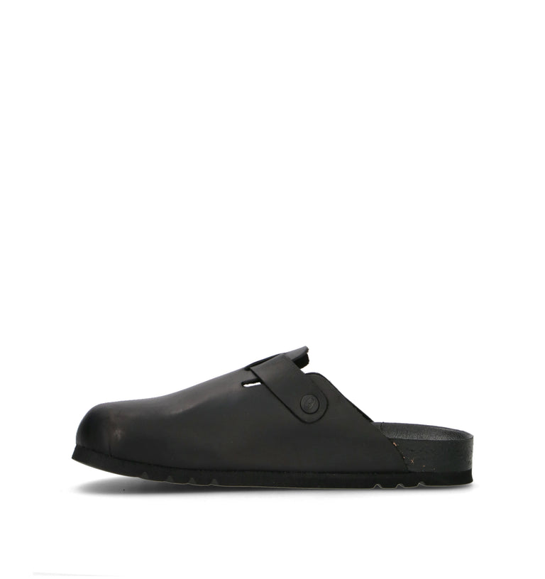 SCHOLL Sabot uomo nero in pelle