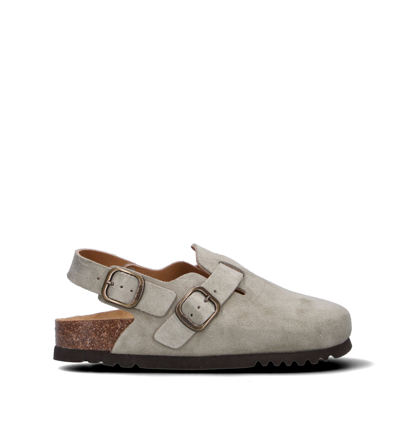 SCHOLL Zoccolo donna salvia in suede