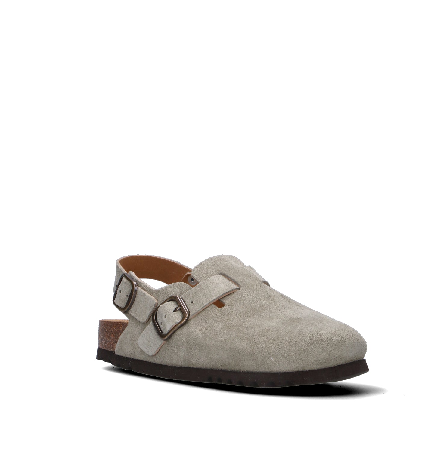 SCHOLL Zoccolo donna salvia in suede