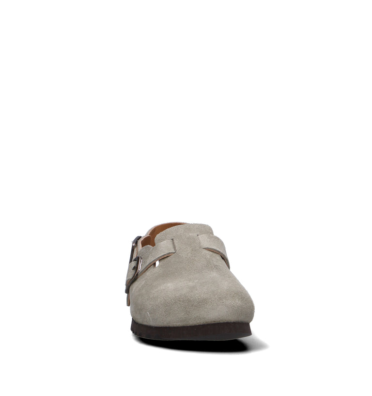 SCHOLL Zoccolo donna salvia in suede