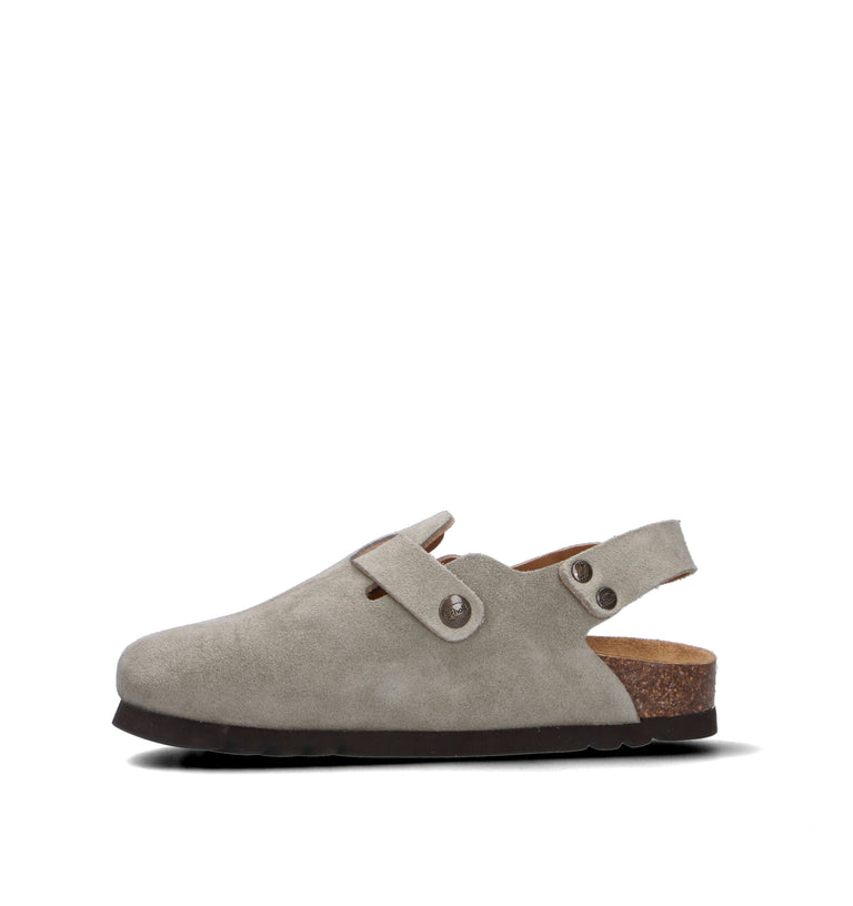 SCHOLL Zoccolo donna salvia in suede