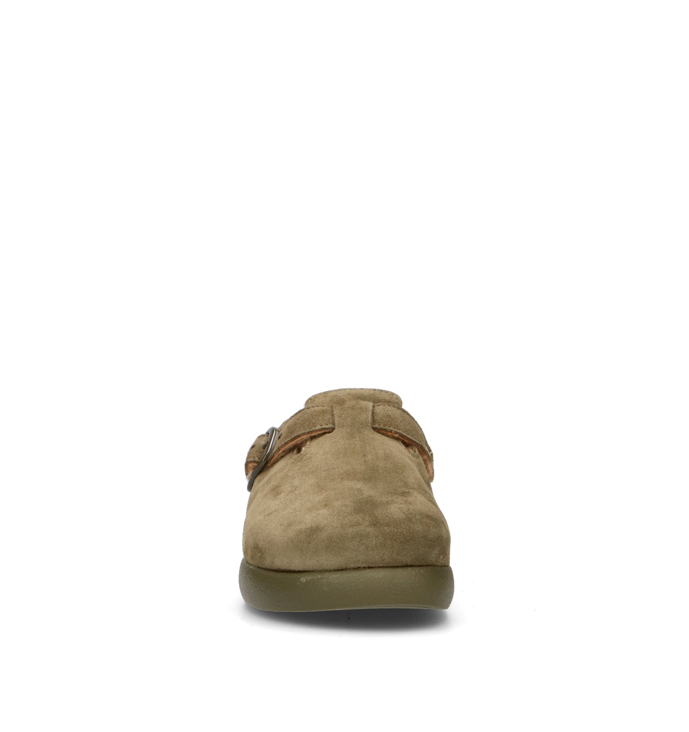 SCHOLL Sabot donna oliva in suede